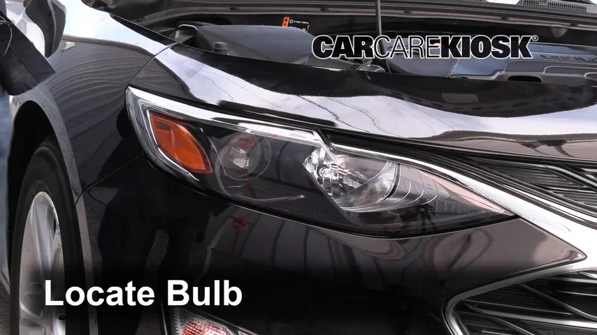 2019 Chevrolet Malibu LS 1.5L 4 Cyl. Turbo Éclairage Feux de route (remplacer l'ampoule)
